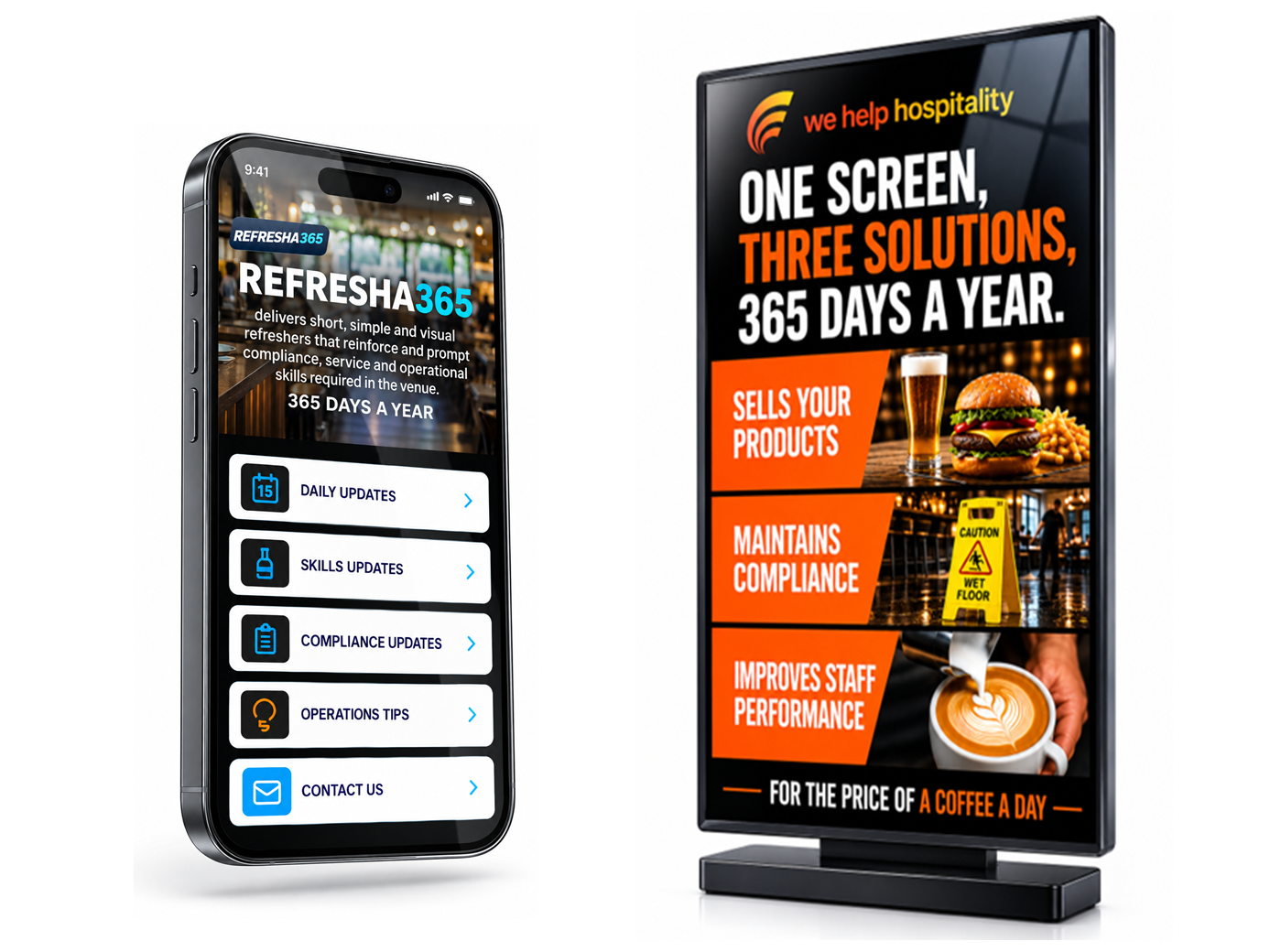Premium hospitality bar atmosphere